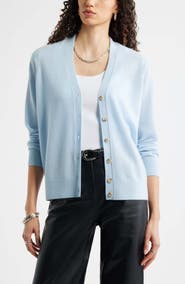 Nordstrom Cashmere V-Neck Cardigan