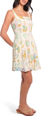 Petal & Pup Willow Print A-Line Minidress