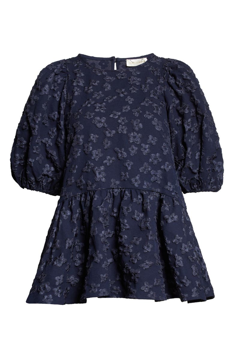 Stine Goya Liw Floral Jacquard Peplum Blouse, Alternate, color,