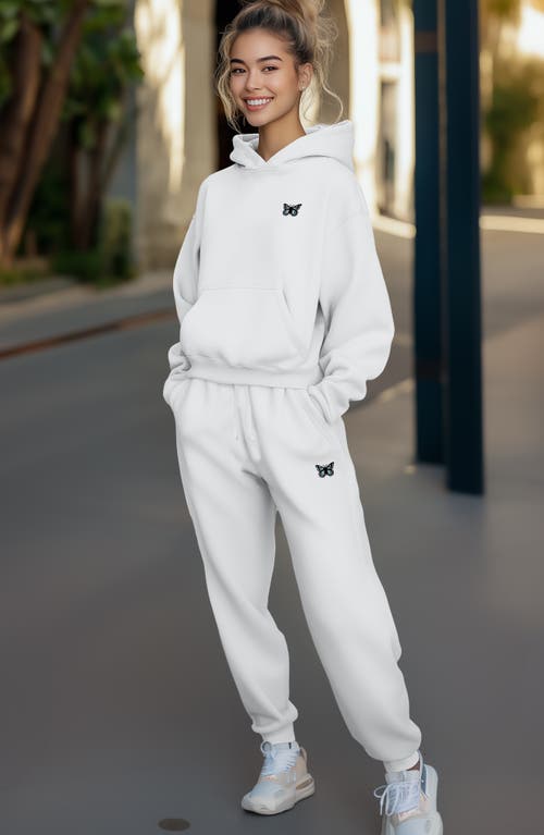 Dalix Butterfly Midweight Fleece Relaxed Sweatsuit