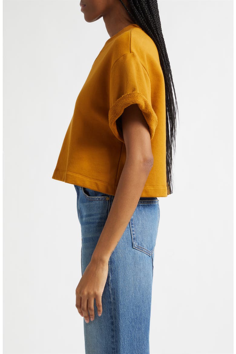 Cove Short Sleeve Cotton Sweatshirt, Alternate, color, TOURMALINE