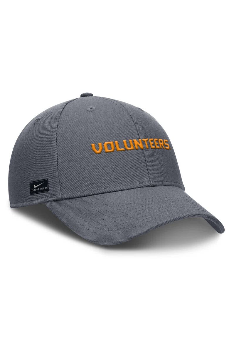 Nike Men's Nike Gray Tennessee Volunteers 2025 On-Field Rise Performance Adjustable Hat, Alternate, color,