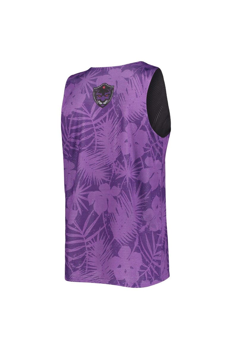 Men's FOCO Purple/Black Panther City Lacrosse Club Reversible Mesh Tank Top, Alternate, color, Purple
