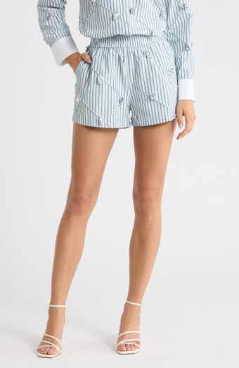 Porter Stripe Quilted Shorts