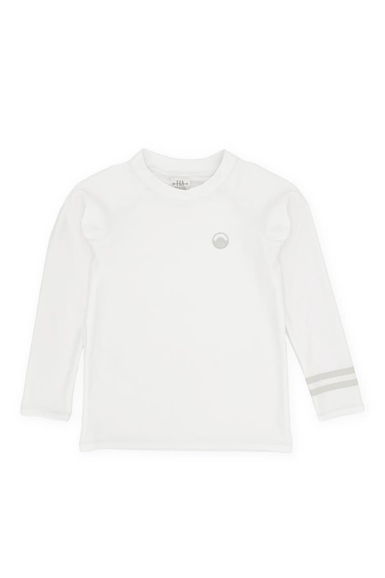 Kids' Icon Long Sleeve Rashguard, Main, color, WHITE