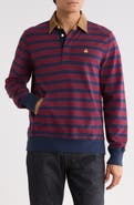 Brooks Brothers Stripe Cotton Rugby Polo