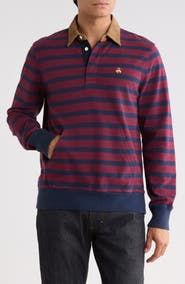 Brooks Brothers Stripe Cotton Rugby Polo