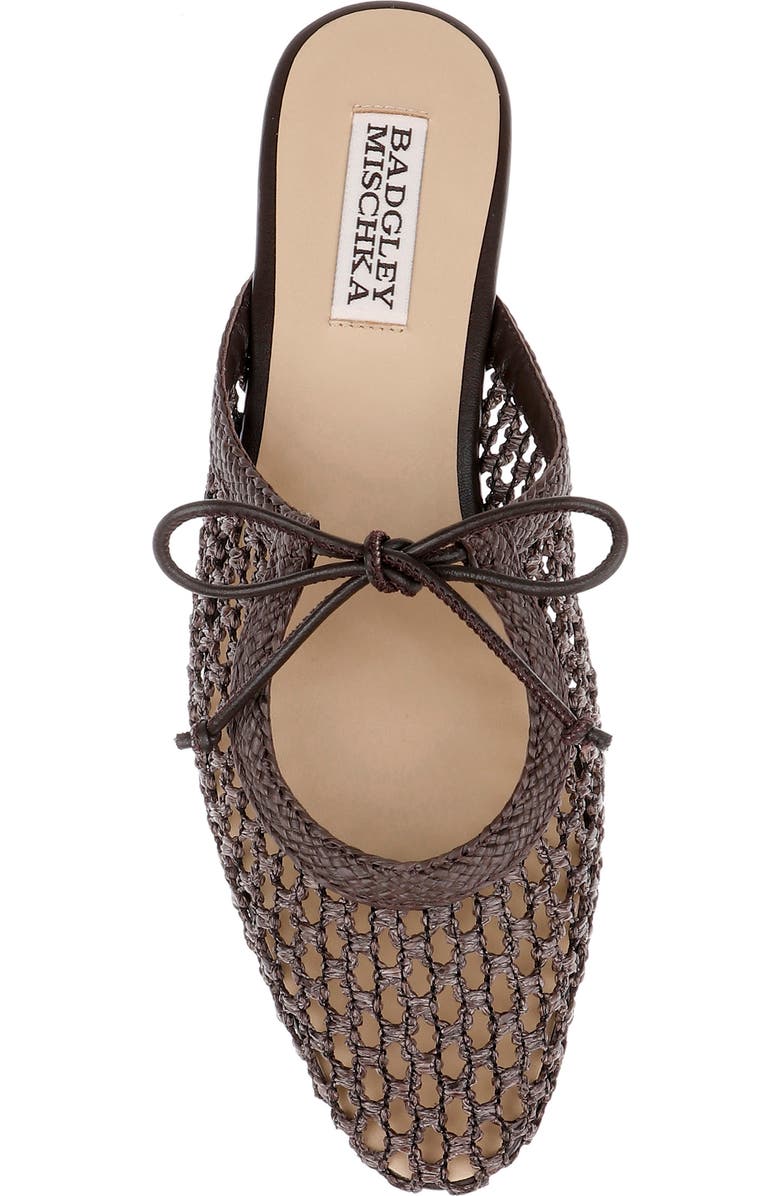 Badgley Mischka Collection Xailee Woven Mule, Alternate, color, Brown
