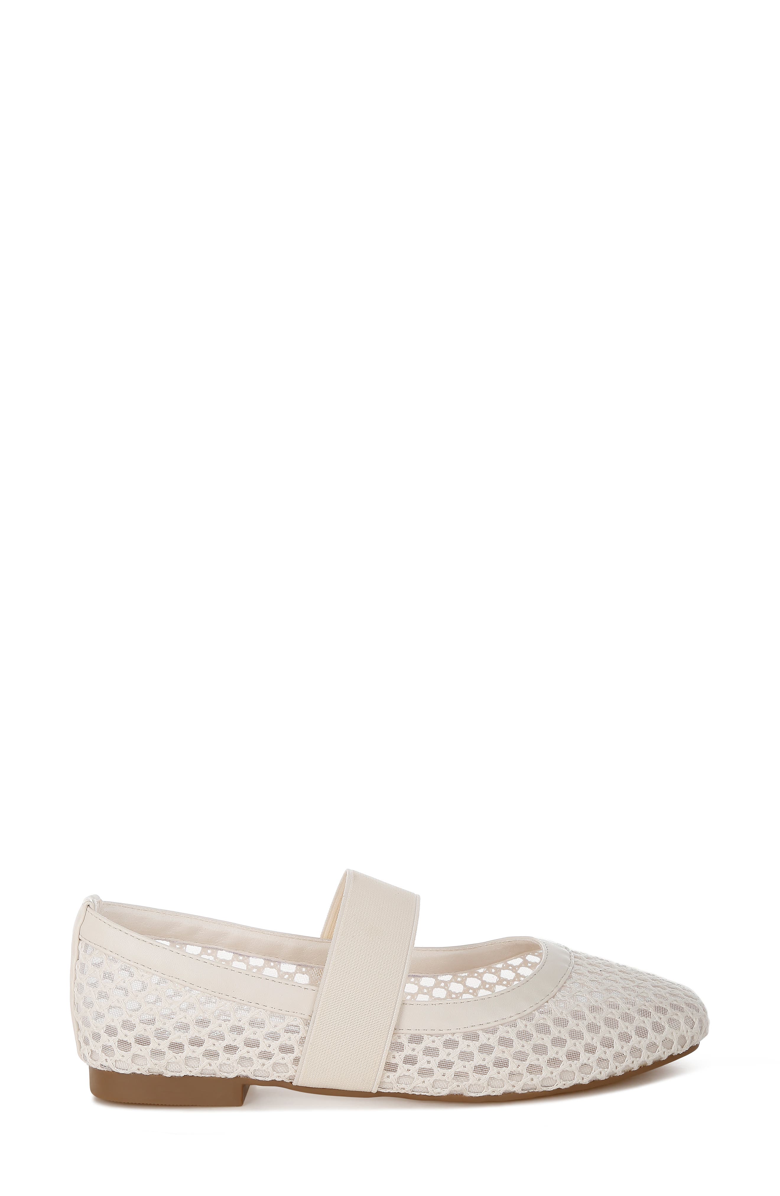 LONDON RAG Nayela Mesh Mary Jane Flat, Alternate, color, Beige