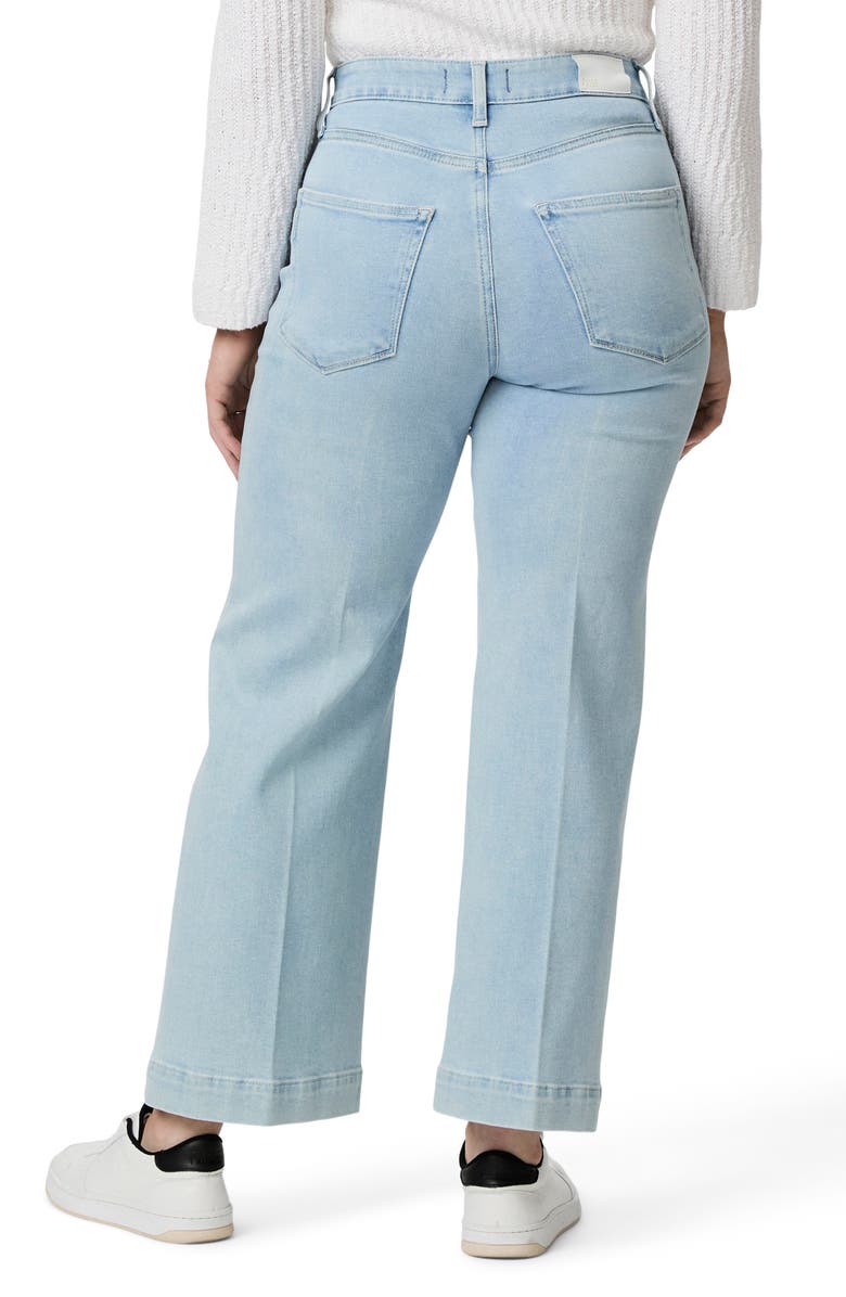 PAIGE Flaunt Iconic Curvy High Waist Ankle Flare Jeans, Alternate, color, Shooting Star