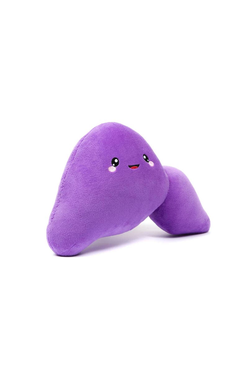 Nerdbugs Liver Plushie Organ Toys, Alternate, color, Medium Purple