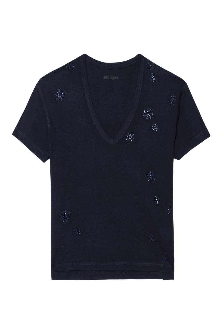 Marta Embellished Tee, Alternate, color, ENCORE
