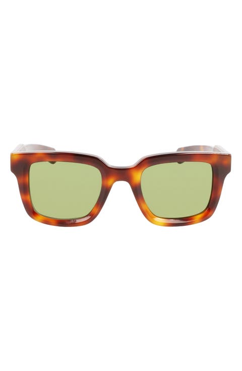48mm Small Rectangular Sunglasses