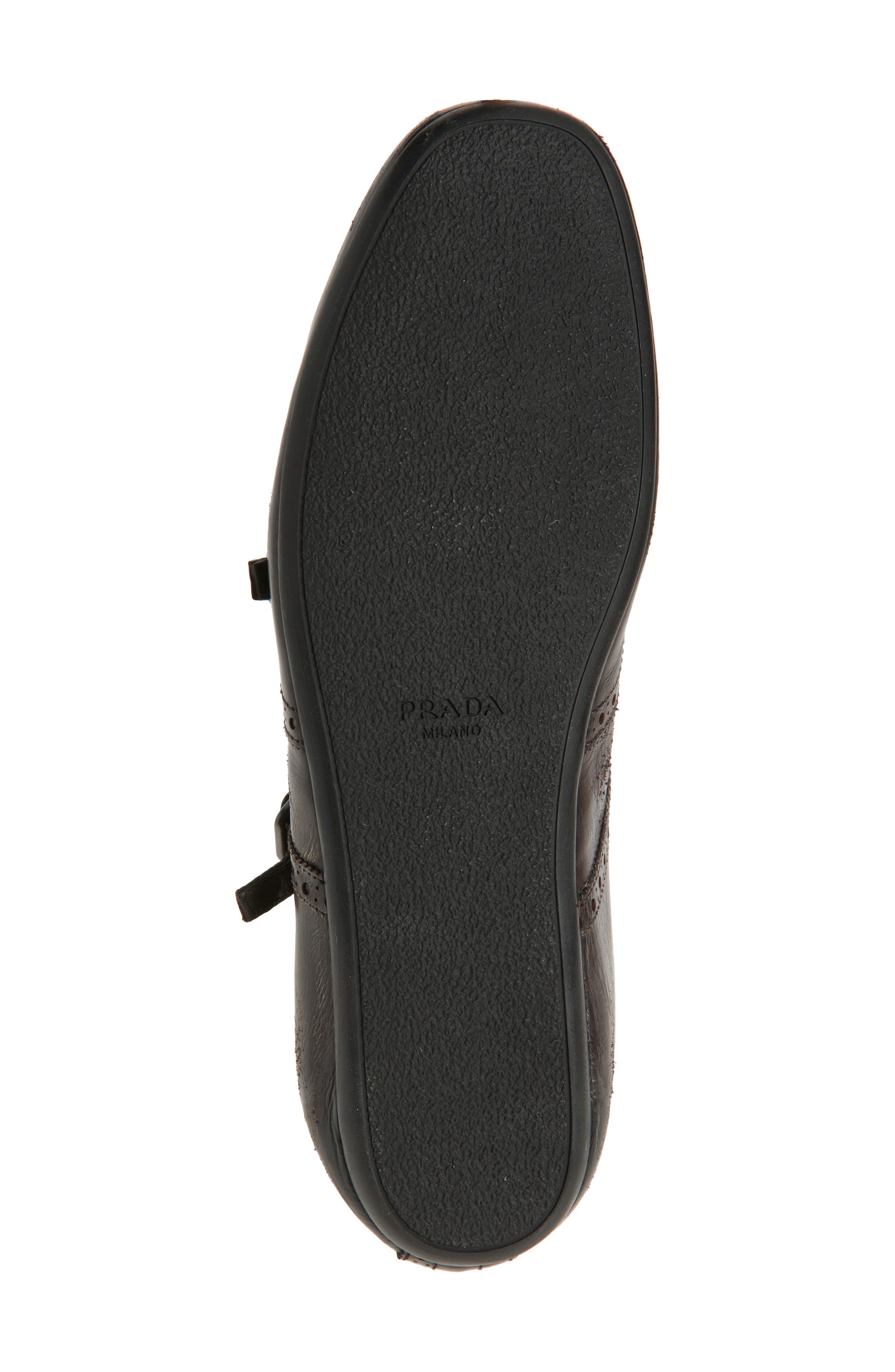 Prada Shuffle Double Monk Strap Shoe, Alternate, color, 