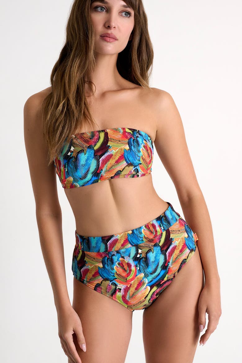 Timess High-Rise Bikini Bottom, Alternate, color, Print