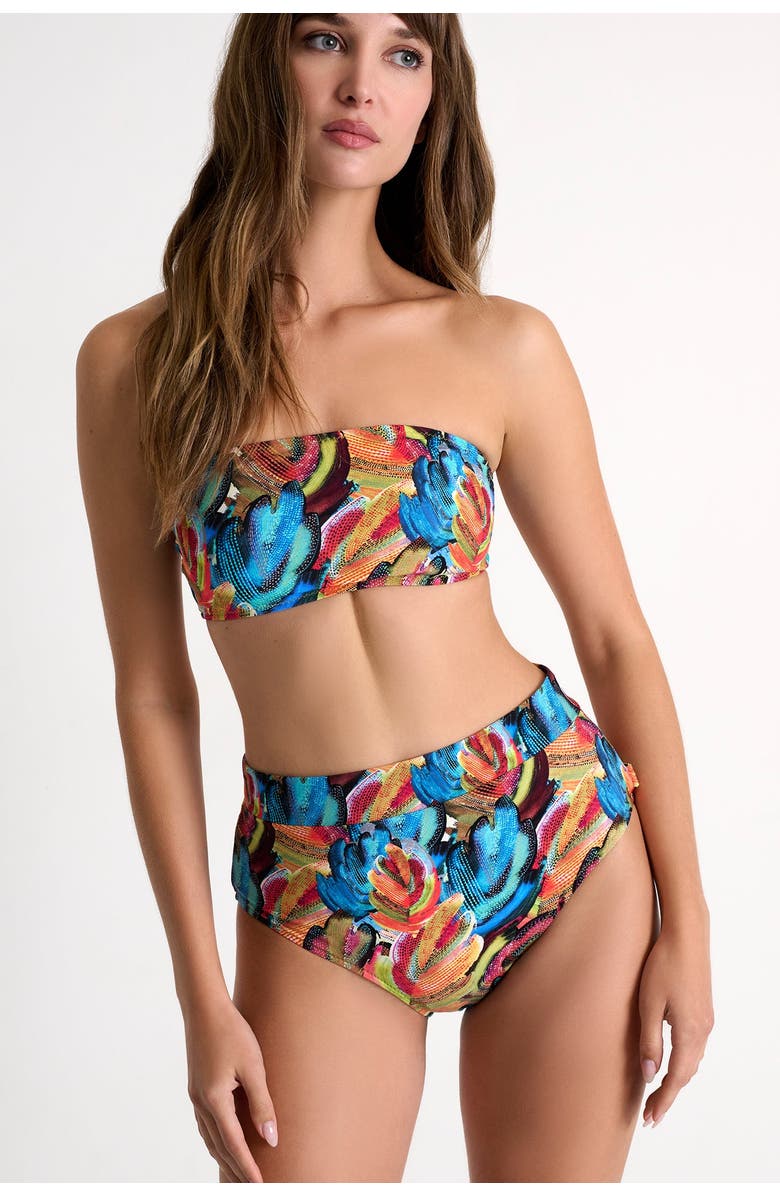 SHAN Timess High-Rise Bikini Bottom, Alternate, color, Print
