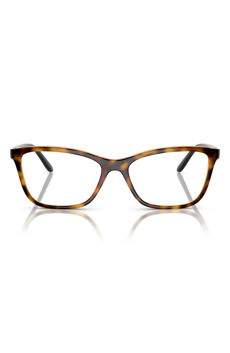 VOGUE 52mm Butterfly Optical Glasses, Main, color, Dark Havana
