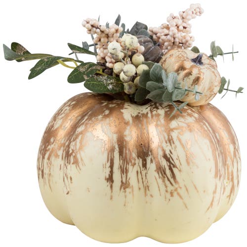 Northlight Pumpkins And Berries Fall Harvest Decoration In Gold