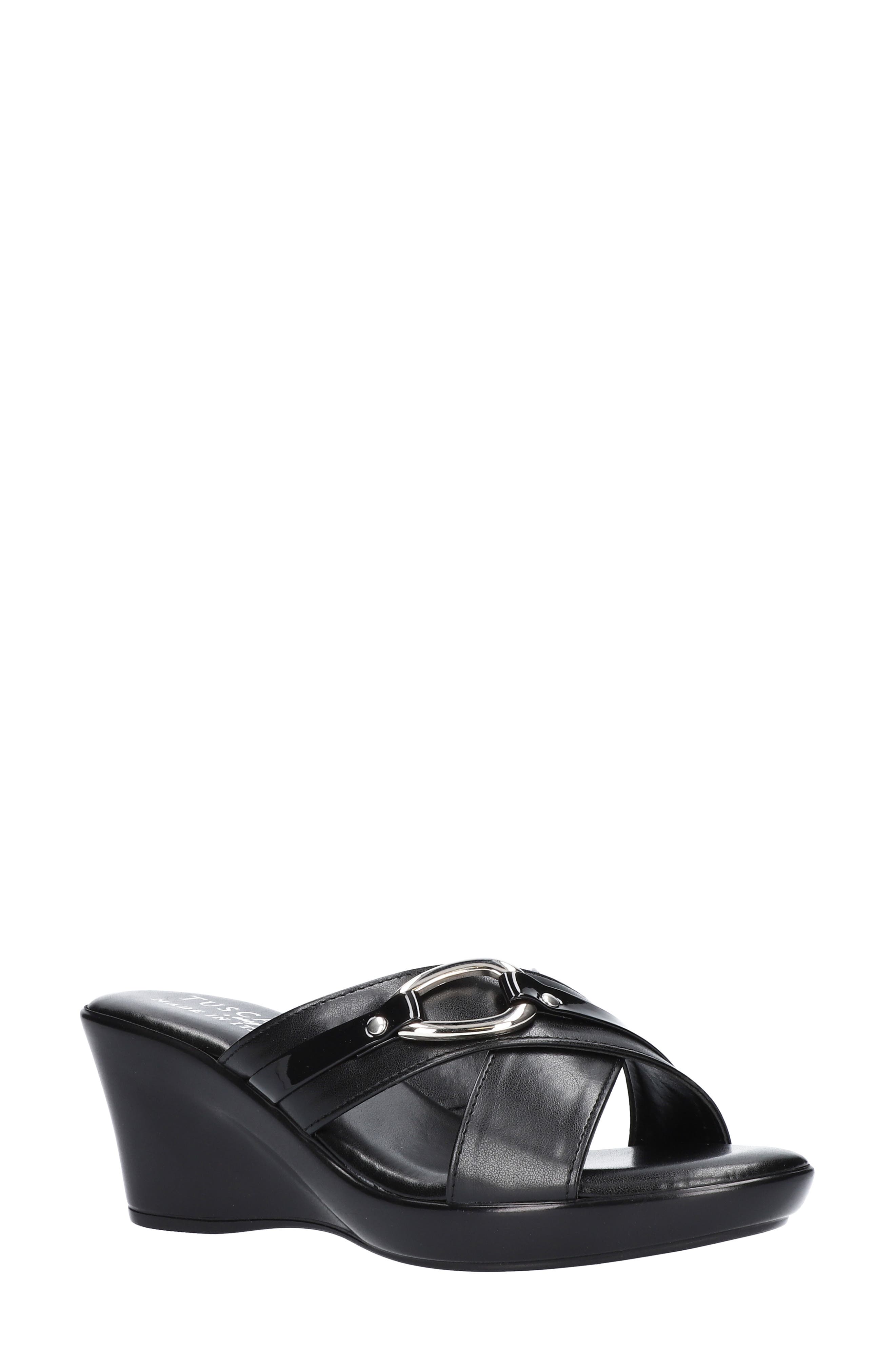 TUSCANY by Easy Street<sup>®</sup> Deusilla Wedge Slide Sandal, Main, color, 