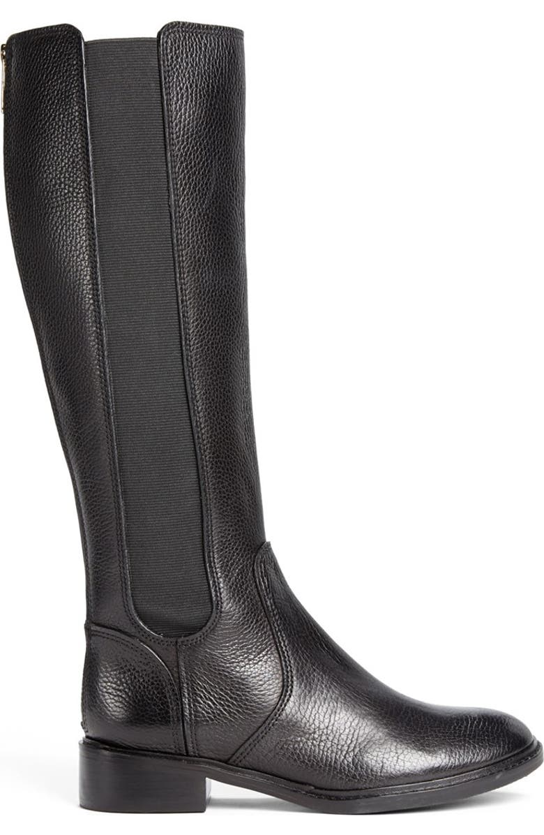 Tory Burch 'Christy' Leather Riding Boot, Alternate, color,