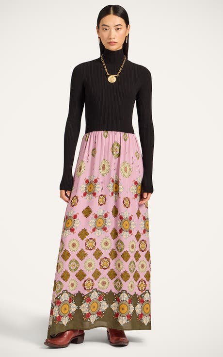 Lunaria Foulard Dress