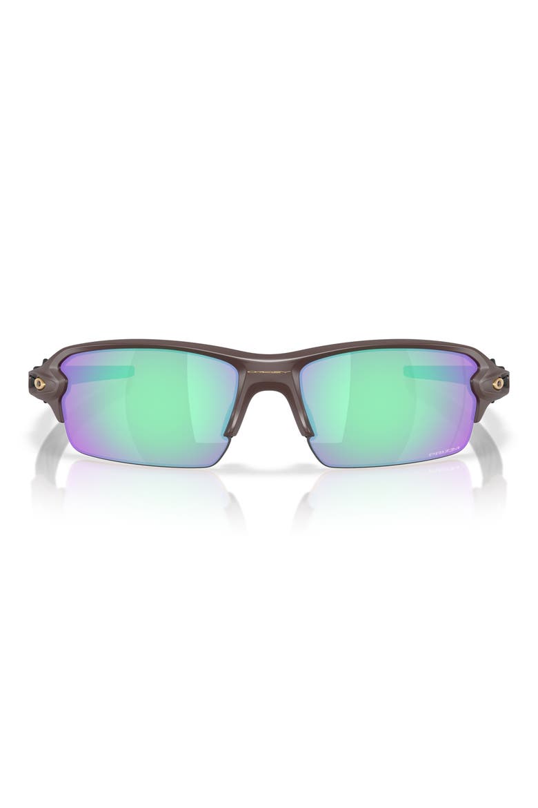 EVZero™ Path® 38mm Rimless Rectangular Sunglasses, Main, color, GREY