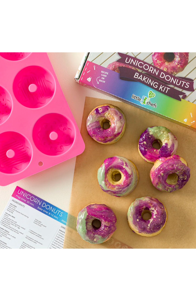 Uncommon Goods DIY Unicorn Galaxy Donuts Kit by Little GF Chefs, Main, color, 