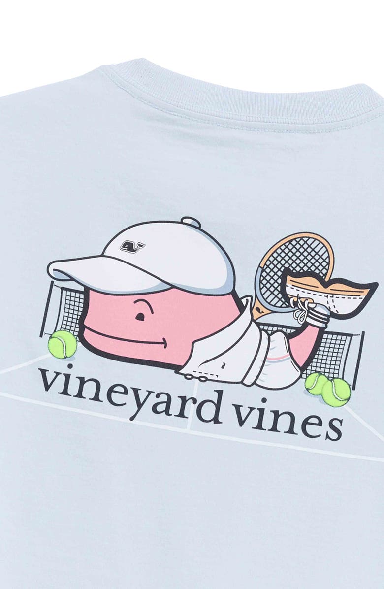 vineyard vines Kids' Tennis Whale Cotton Graphic T-Shirt, Alternate, color,