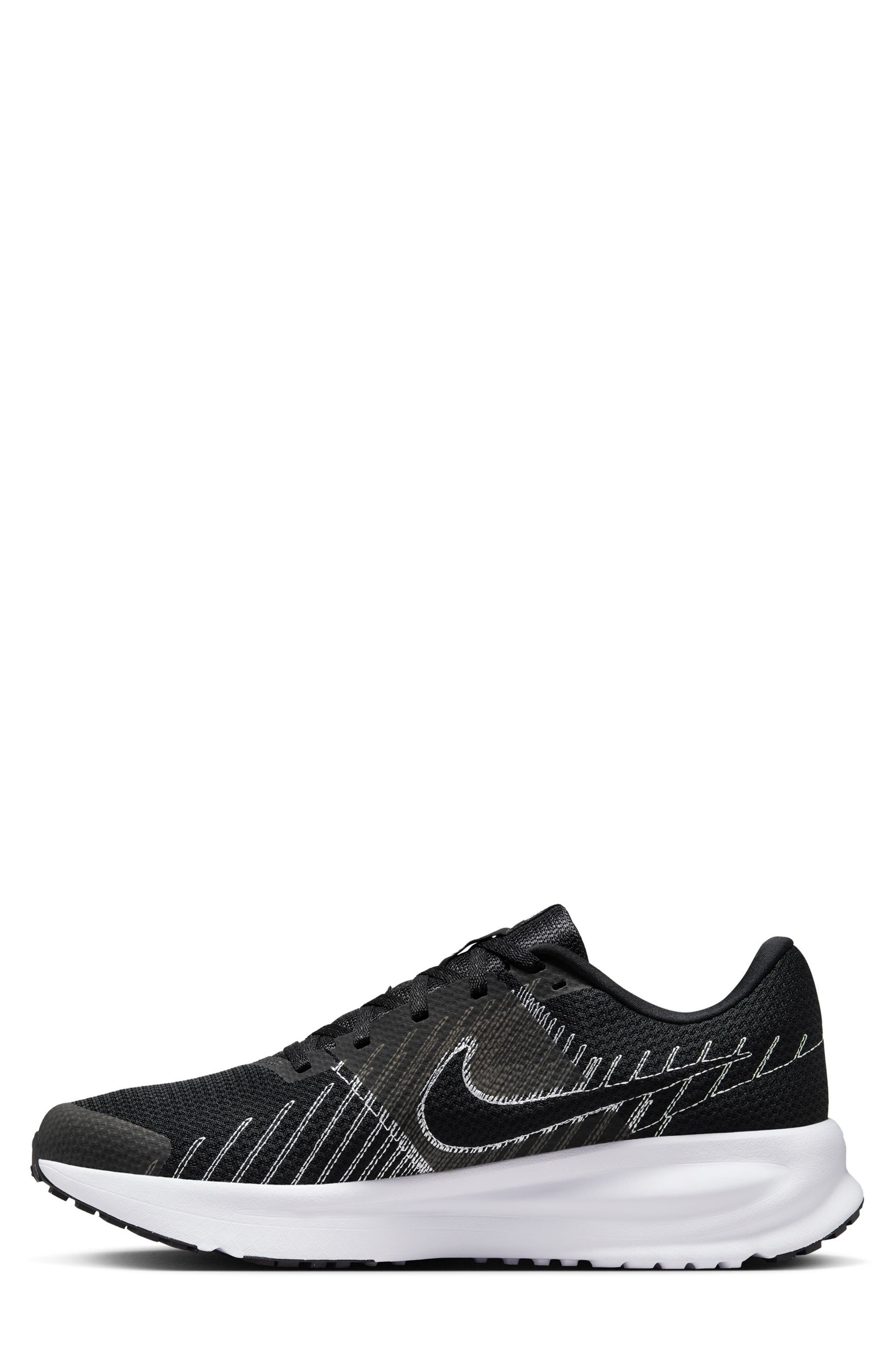 Nike Run Defy Running Shoe, Alternate, color, 004 Black/White