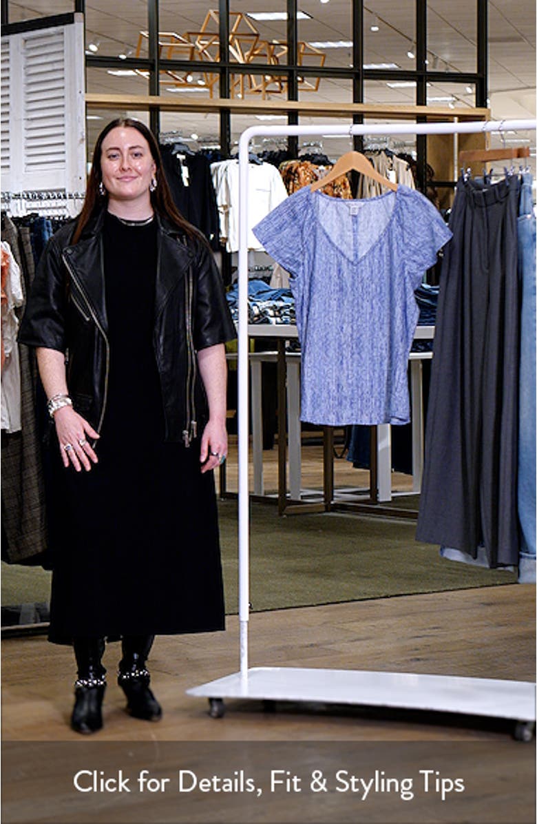 Shimmering Bay Linen Top, sales video thumbnail