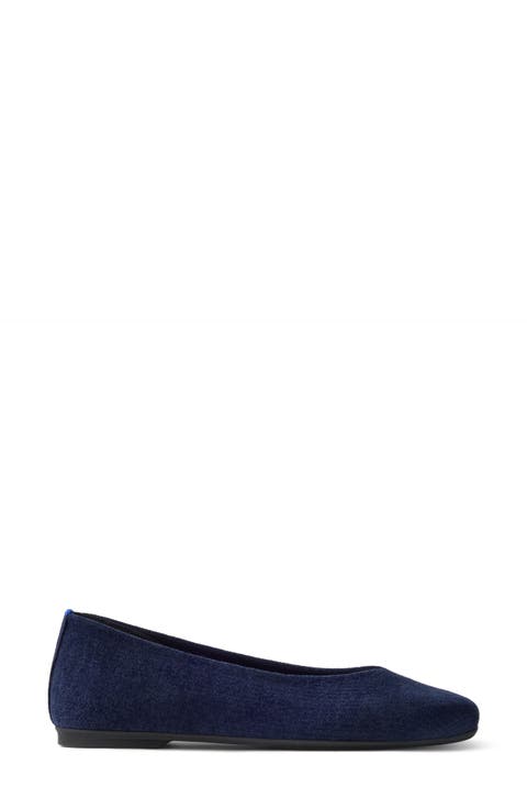 The ReVelvet Max Square Toe Ballet Flat