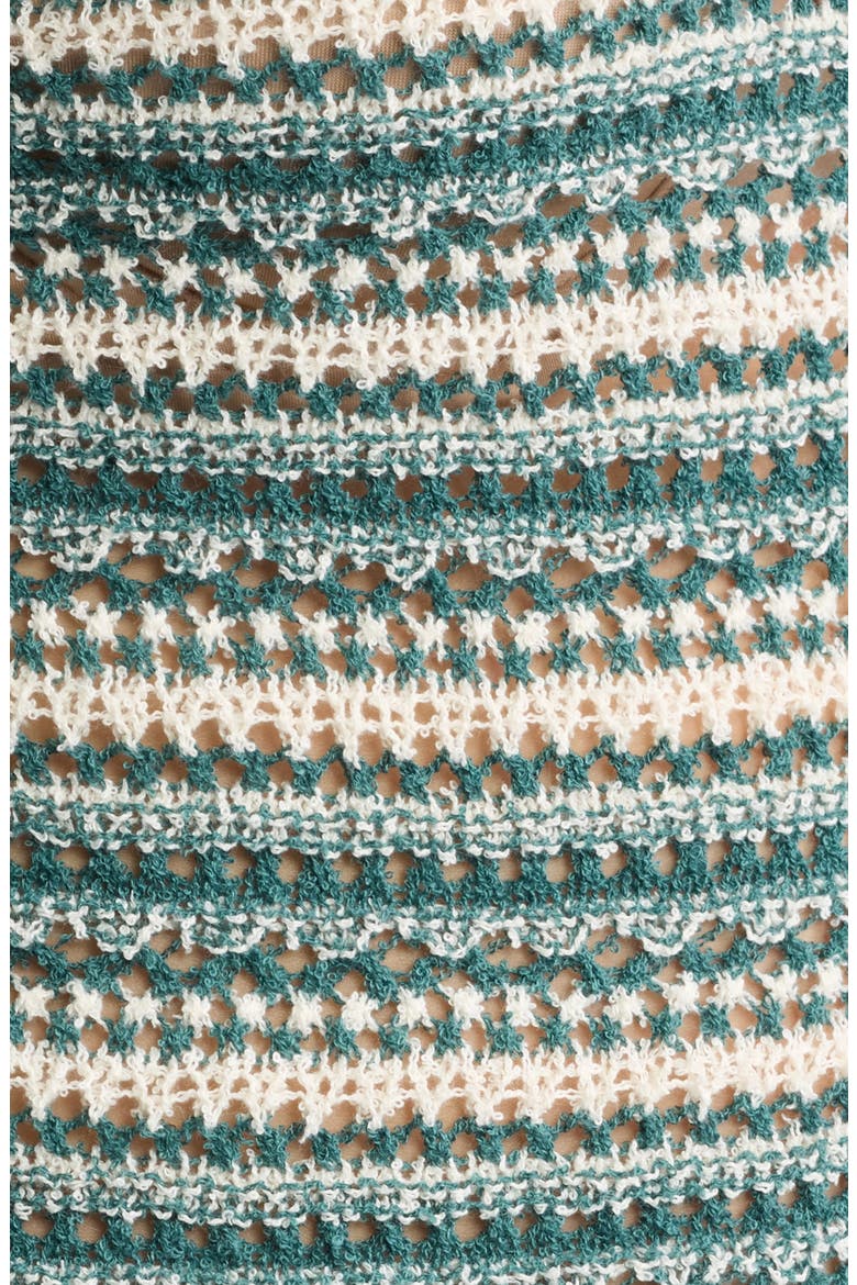 Texture Stripe Sweater, Alternate, color, GREEN