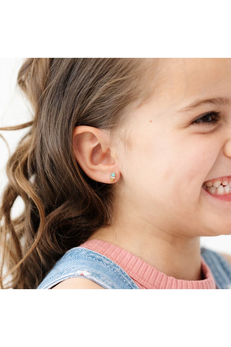 Ice Cream Stud Earring, Alternate, color, Multi