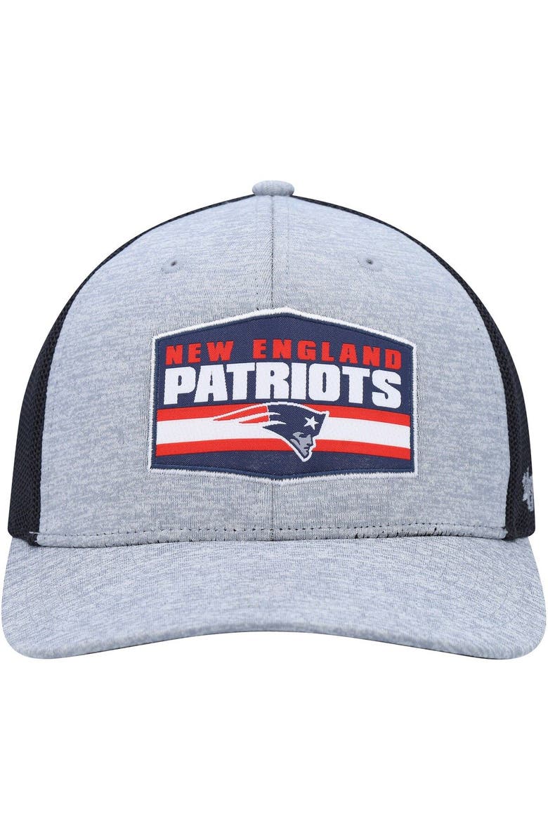 '47 Men's '47 Heathered Gray/Navy New England Patriots Motivator Flex Hat, Alternate, color, 