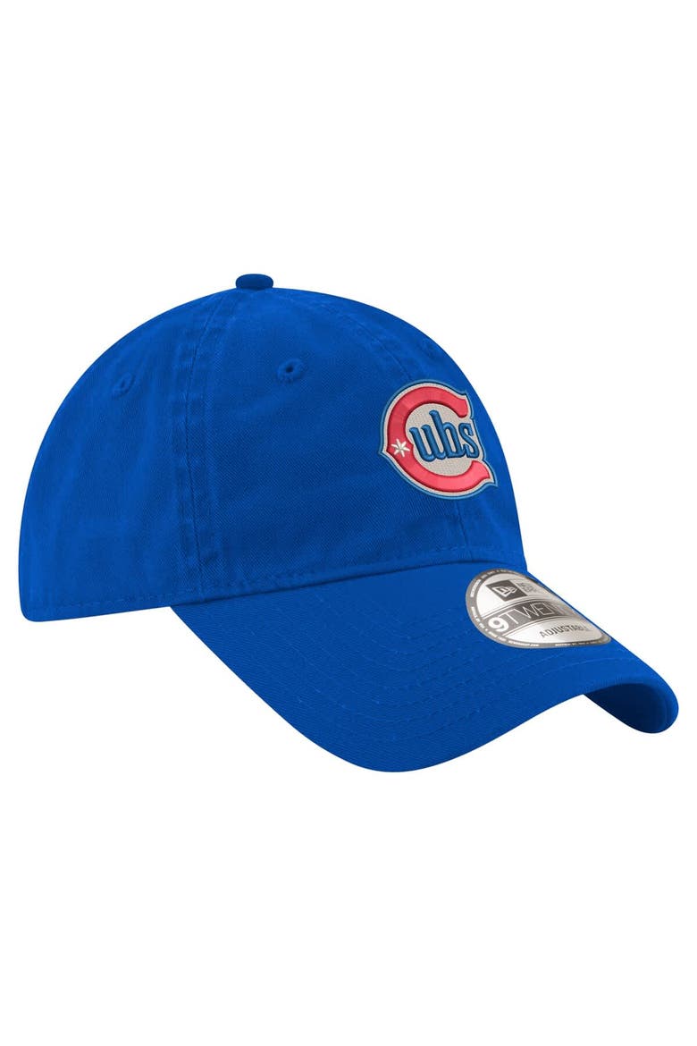 Men's New Era  Royal Chicago Cubs Blues 9TWENTY Adjustable Hat, Main, color, Royal