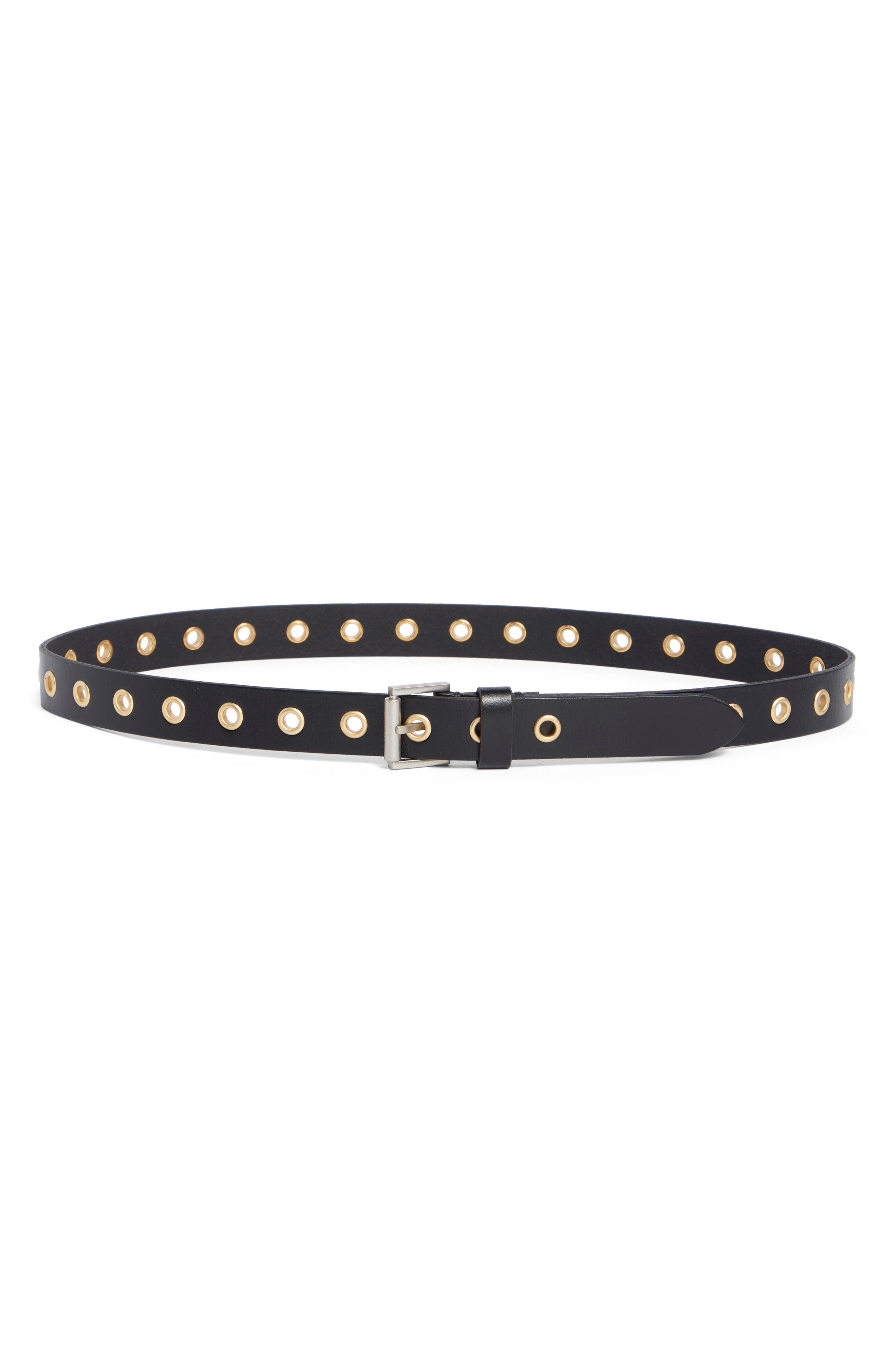 AllSaints Black Leather Belt