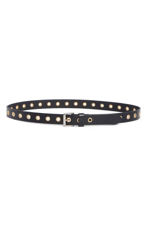 Black Leather Belt