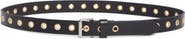 AllSaints Black Leather Belt