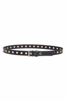 AllSaints Black Leather Belt