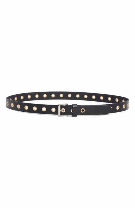 AllSaints Black Leather Belt