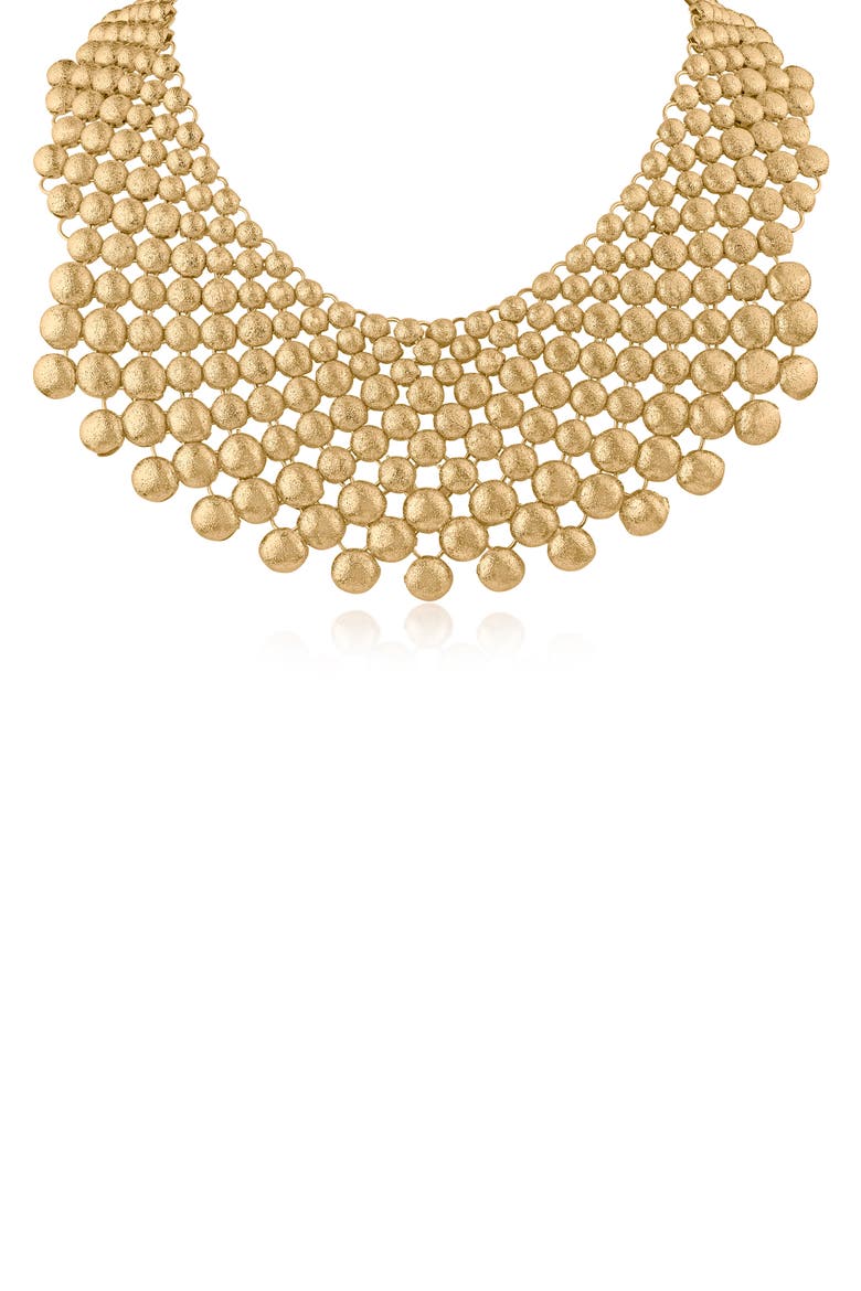 Extra Large Ball Bib Necklace (Nordstrom Exclusive), Main, color, GOLD