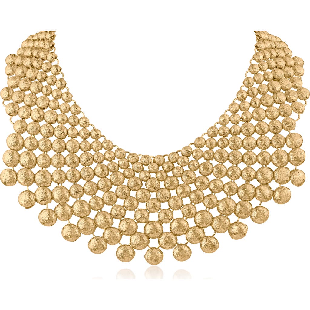 Jardin Extra Large Ball Bib Necklace In Gold