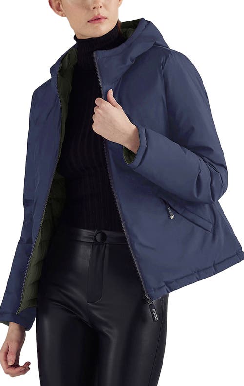 Triple F.a.t. Goose Reversible Down Puffer In Blue