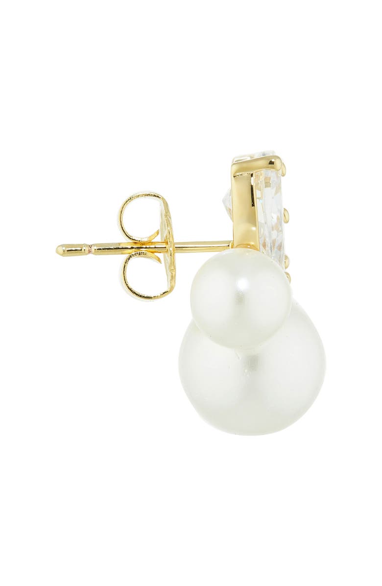 Éliou Sopra Cluster Stud Earrings, Alternate, color, White