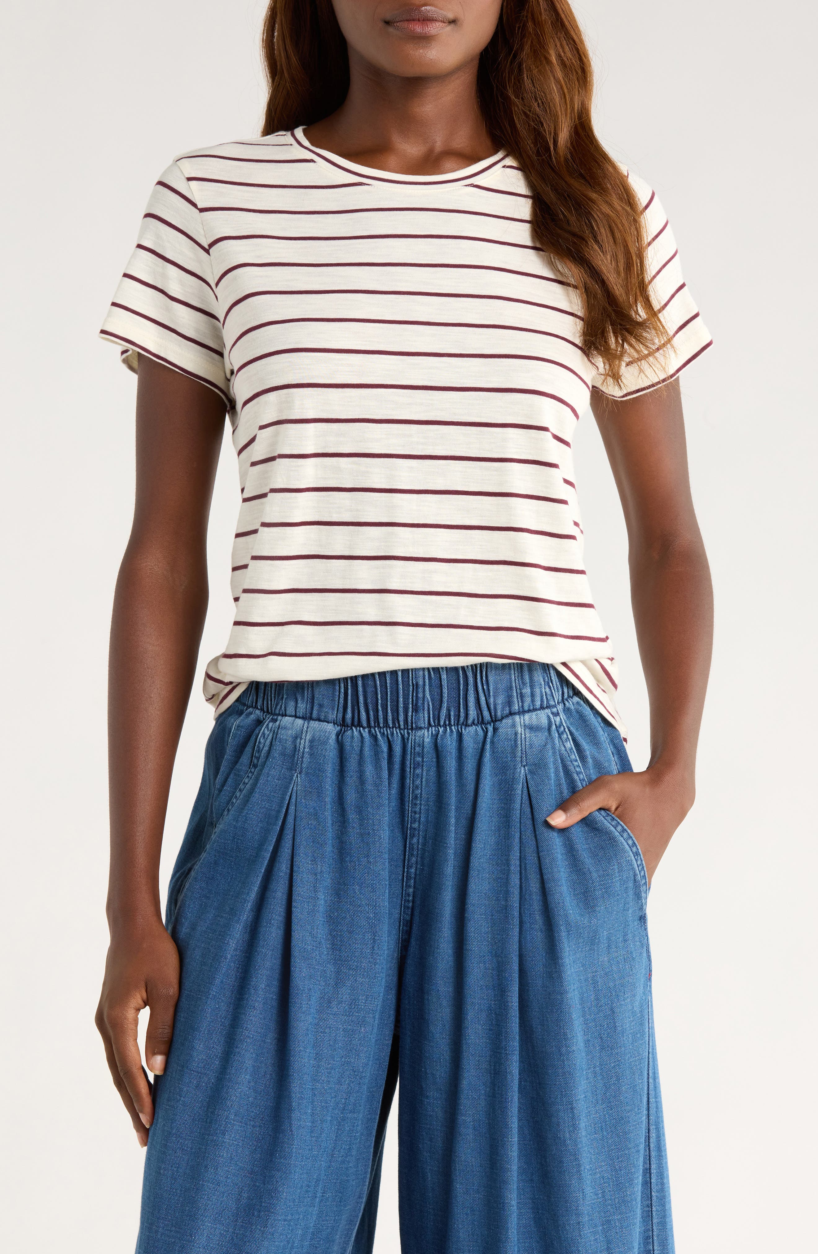 Stripe Crewneck Shirt