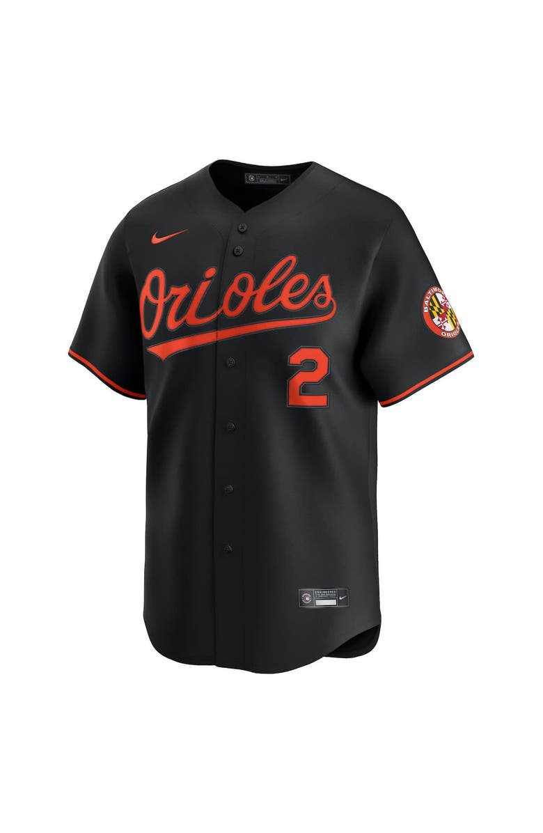 Nike Men's Nike Gunnar Henderson Black Baltimore Orioles Alternate Limited Player Jersey, Alternate, color, Black
