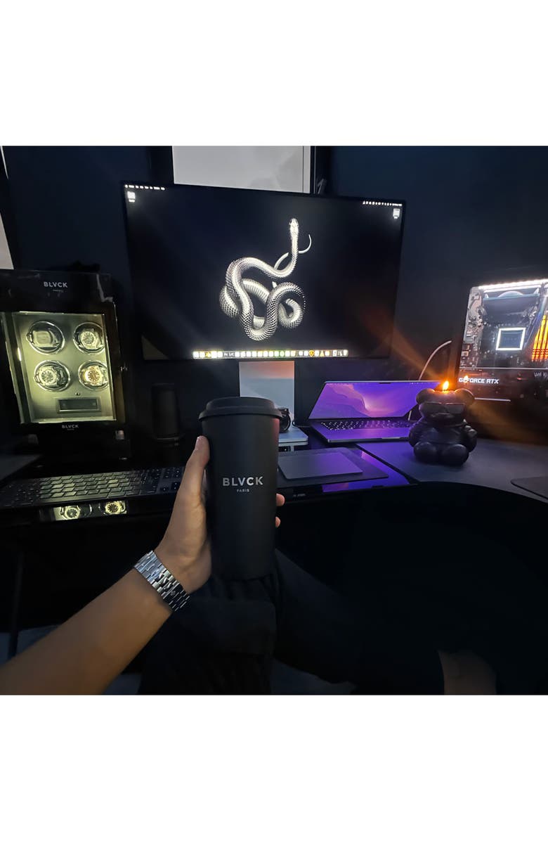 Blvck Paris Blvck Coffee Cup, Alternate, color, Black