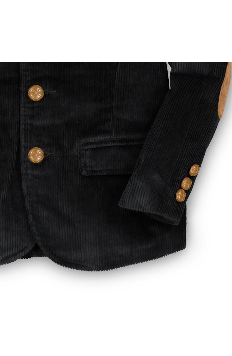 Hope & Henry Baby Boys' Organic Corduroy Blazer, Infant, Alternate, color, Black Corduroy