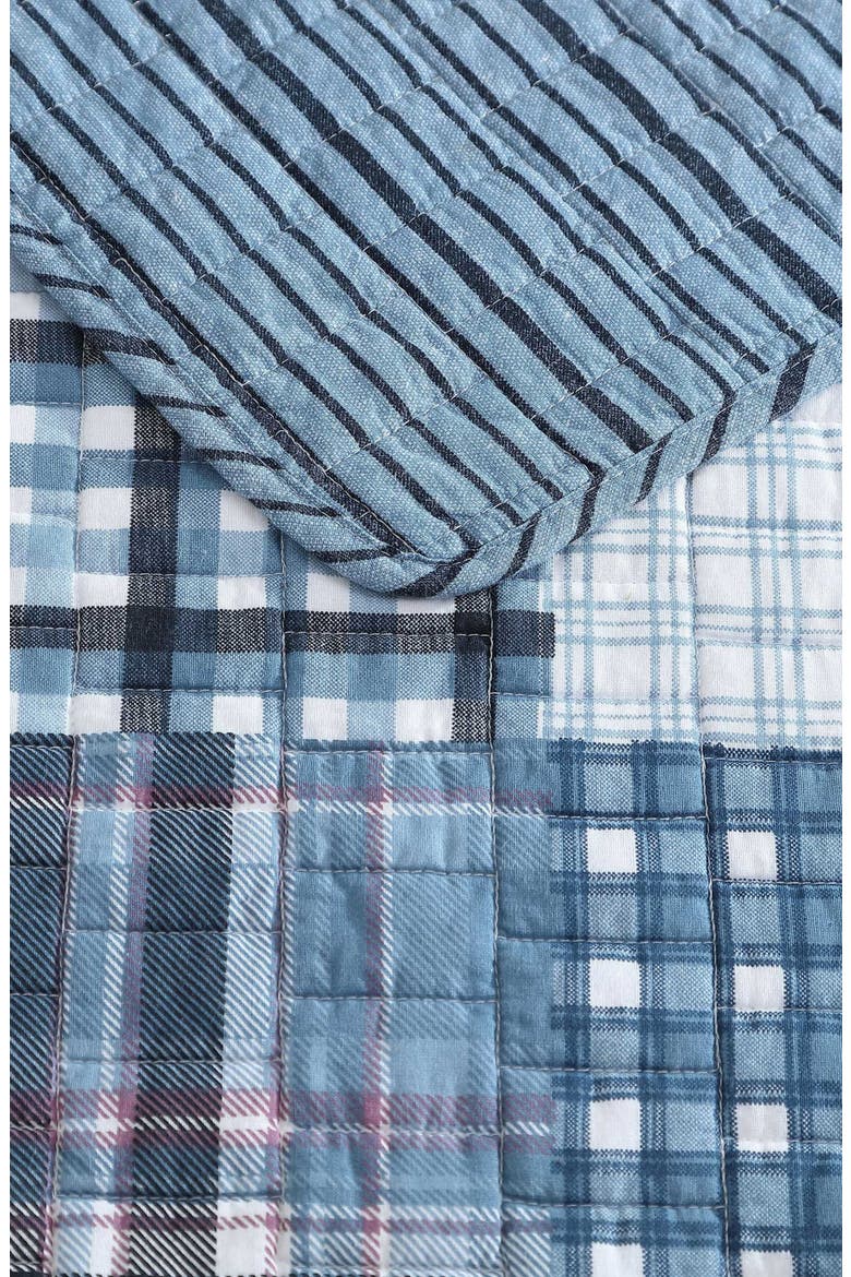Hawthorne Cotton Quilt 3-Piece Set, Alternate, color, SPRING WHITE/ BLUE/ PURPLE