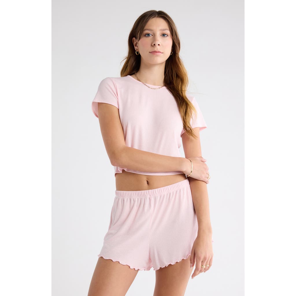 Abound Ribbed Shortie Pajamas